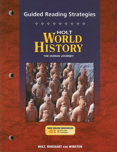 9780030657443: Guided Reading Strategies: World History