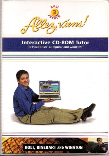 Stock image for Allez, Viens! French Level 3 Interactive CD-ROM Tutor Set For WIN/MAC (2003 Copyright) for sale by ~Bookworksonline~