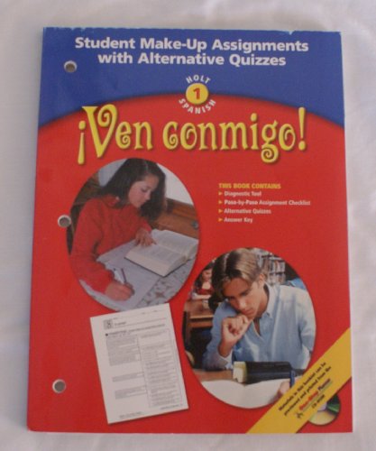 Stock image for Ven Conmigo! Level 1 : Standard Make-up Tests and Quizzes for sale by Better World Books