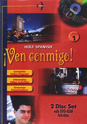 9780030659072: Ven Conmigo Level 1, Grade 6 Dvd Tutor: Holt Ven Conmigo