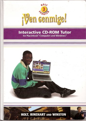 Stock image for Ven Conmigo! Holt Level 3 Spanish Interactive CD-ROM Tutor [Ring-bound] by for sale by Nationwide_Text