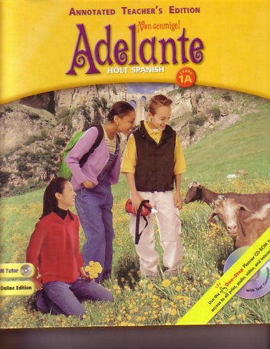 Stock image for Adelante Ven Conmigo Level 1A Annotated Teacher's Edition for sale by HPB-Red