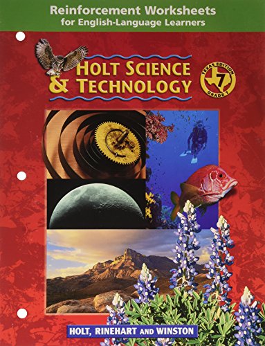 Stock image for Reinforcement Worksheets for English-Language Learners (Holt Science & Technology, Grade 7) for sale by HPB-Diamond