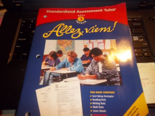 Imagen de archivo de Allez Viens! French Level 3: Standard Assessment Tutor With Answer Key (2003 Copyright) a la venta por ~Bookworksonline~