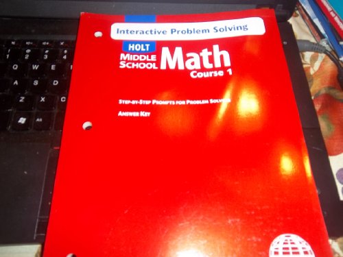 Stock image for Holt Mathematics: Int Problem Solving Course 1 for sale by ThriftBooks-Atlanta