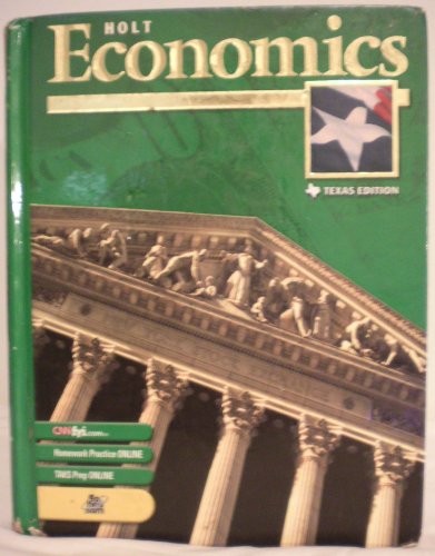 Imagen de archivo de Texas Holt Economics a la venta por ThriftBooks-Dallas