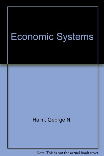 Stock image for Economic Systems for sale by Better World Books Ltd