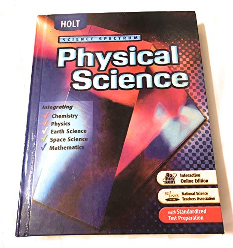 Imagen de archivo de Holt Science Spectrum: Physical Science a la venta por BookHolders