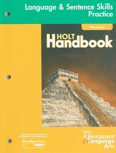 9780030665103: Language & Sentence Skills Practice: Fifth Course (Holt Literature & Language Arts)