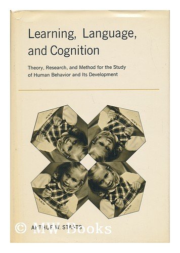 Stock image for Learning, Language, and Cognition for sale by HPB-Red