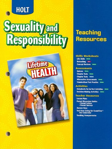 9780030666179: Holt Lifetime Health: Sexuality and Responsibility Teaching Resources