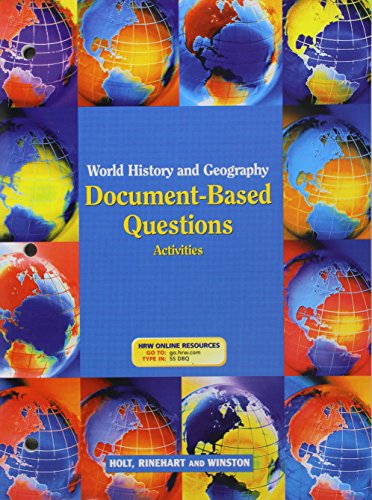 Stock image for Holt People, Places, and Change: An Introduction to World Studies: Document-Based Questions Activities Grades 6-8 for sale by ThriftBooks-Dallas