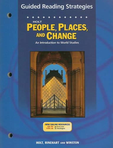 9780030667138: People, Places, and Change Guided Reading Strategies Grades 6-8: Holt People, Places, and Change: an Introduction to World Studies