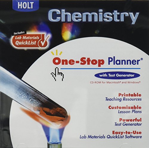 9780030667473: 1-Stop Planner Holt Chem 2004