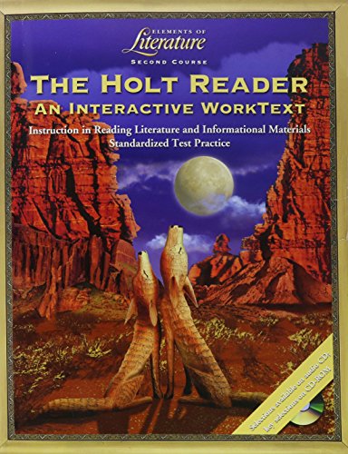 Imagen de archivo de Elements of Literature: Holt Reader Interactive Worktext Grade 8 Second Course a la venta por SecondSale