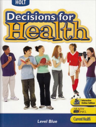 Stock image for Decisions for Health, Level Blue for sale by Books of the Smoky Mountains