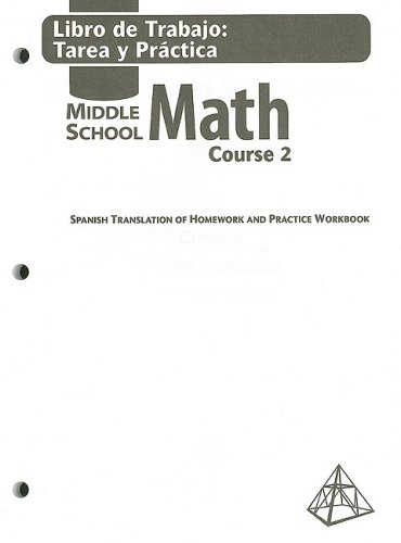 Stock image for Holt Matematicas Intermedias, Curso 2: Tareas y Practica Libro de Trabajo (Spanish Edition) for sale by Nationwide_Text