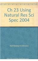 9780030680625: CH 23 USING NATURAL RES SCI SP