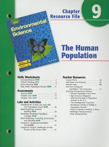 Stock image for Holt Environmental Science Chapter 9 for sale by Iridium_Books