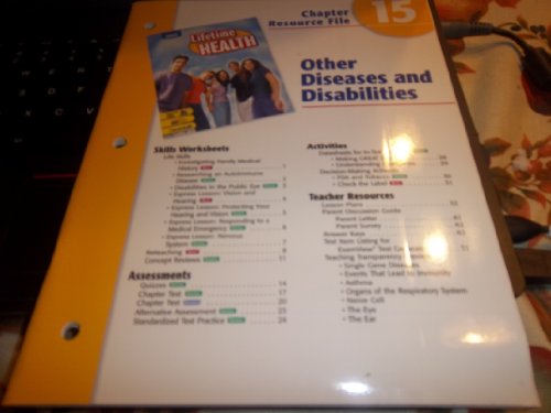 9780030681080: Holt Lifetime Health Chapter 15 Resource File: Other Diseases and Disabilities