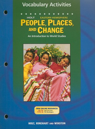 Stock image for Holt People, Places, and Change Eastern Hemisphere Vocabulary Activities: An Introduction to World Studies for sale by Allied Book Company Inc.