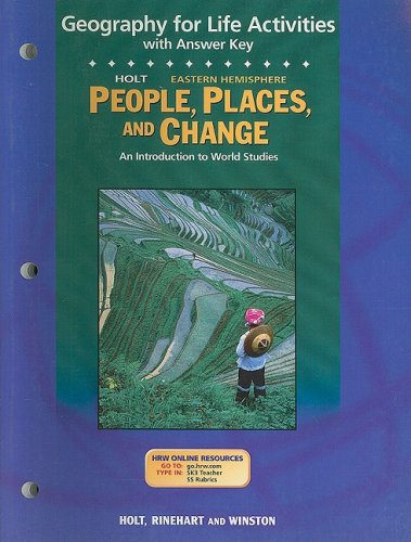 9780030681677: Holt People, Places, and Change Eastern Hemisphere Geography for Life Activities with Answer Key: An Introduction to World Studies