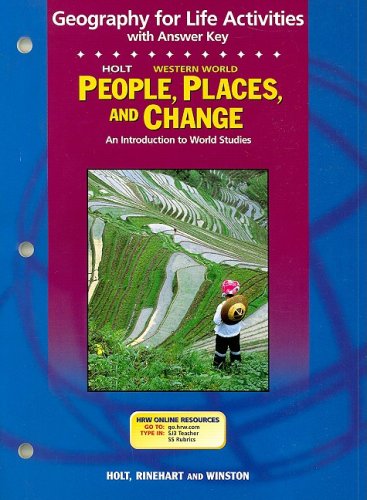 9780030681875: Holt Western World People, Places, and Change Geography for Life Activities: An Introduction to World Studies