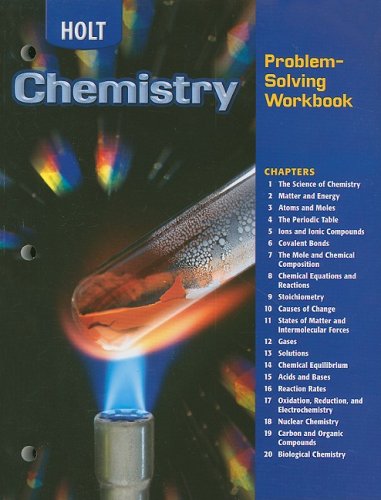 9780030682698: Holt Chemistry: Problem-Solving Workbook