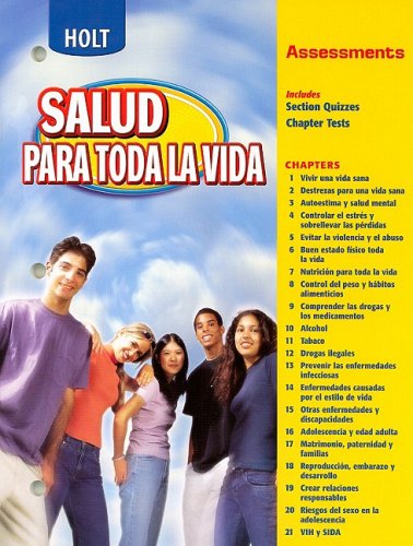 Stock image for Holt Salud Para Toda La Vida Assessments (Spanish Edition) for sale by Iridium_Books