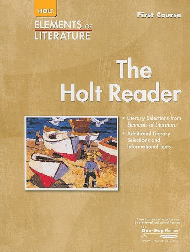 Stock image for Elements Of Literature: Holt Reader, Grade 7, First Course ; 9780030683916 ; 0030683912 for sale by APlus Textbooks