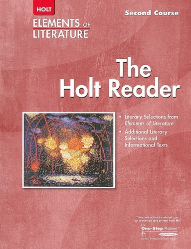 9780030683923: Elements of Literature: Reader Grade 8 Second Course