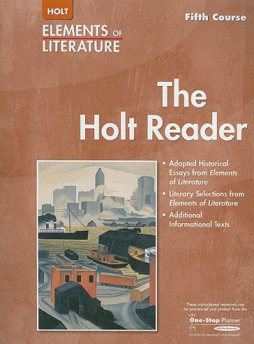 Stock image for Holt elements of literature for sale by The Book Cellar, LLC