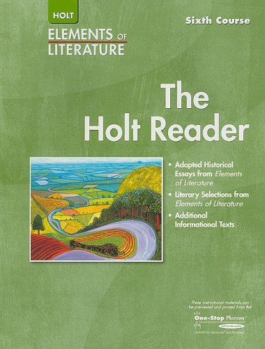 Stock image for Elements of Literature: Reader Sixth Course for sale by SecondSale