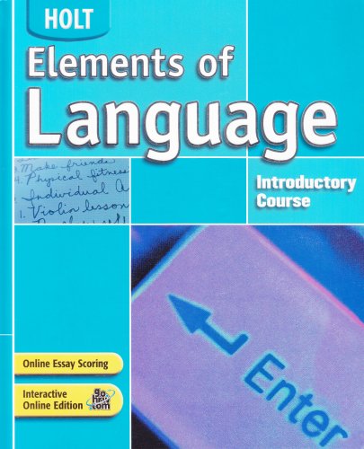 Beispielbild fr Elements of Language: Student Edition Grade 6 2004 zum Verkauf von Front Cover Books