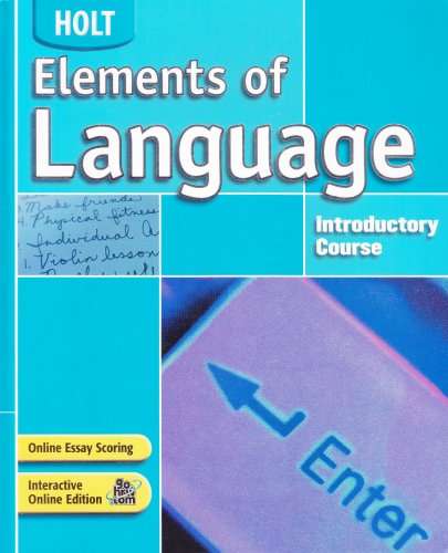 Stock image for Elements of Language: Student Edition Grade 6 2004 for sale by SecondSale