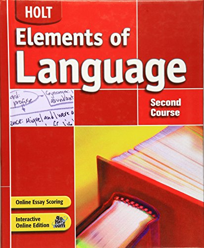 9780030686665: Elements of Language: Student Edition Grade 8 2004: Second Course
