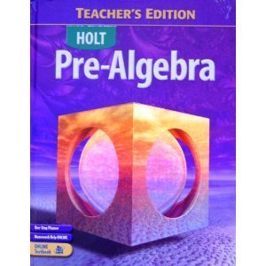 9780030696114: Pre-Algebra, Teacher's Edition