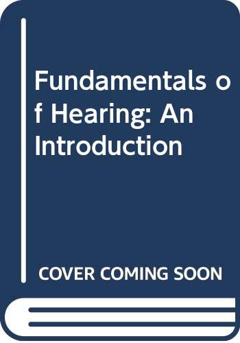 Stock image for Fundamentals of hearing: An introduction for sale by HPB-Red