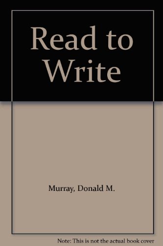 Stock image for Read to write: A writing process reader for sale by SecondSale