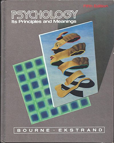 9780030698163: Psychology: Its Principles and Meanings
