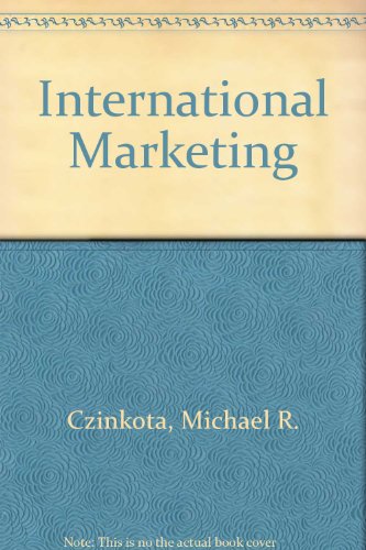 Imagen de archivo de International Marketing a la venta por NEPO UG