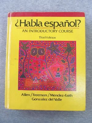 Beispielbild fr Habla Espanol: An Introductory Course zum Verkauf von HPB-Red