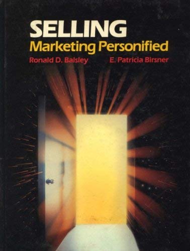 Stock image for Selling: Marketing Personified for sale by M & M Books