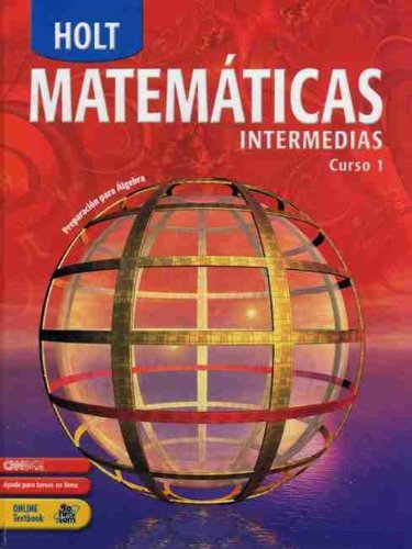 Stock image for Holt Mathematics: Spanish Student Edition Course 1 2004 for sale by Allied Book Company Inc.