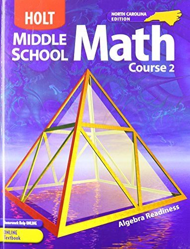 Stock image for Holt Middle School Math, Course 2 ; 9780030710094 ; 003071009X for sale by APlus Textbooks