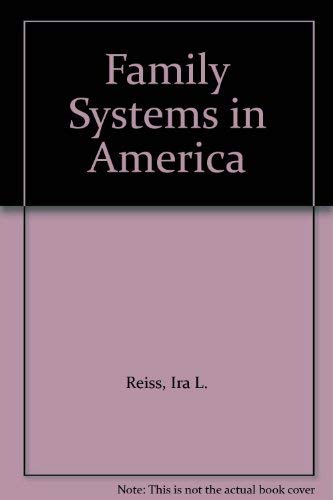 9780030711138: Family Systems in America