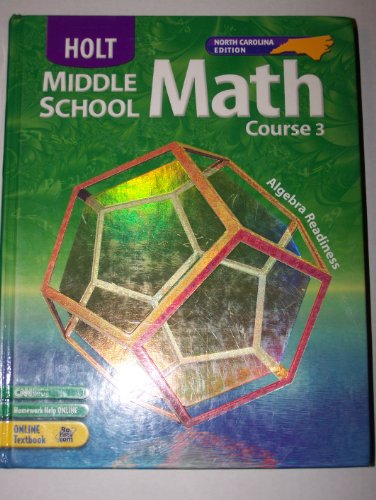 Stock image for Holt Middle School Math, Course 3: Algebra Readiness for sale by Ergodebooks