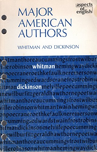 Whitman and Dickinson (9780030711800) by Lougee, David