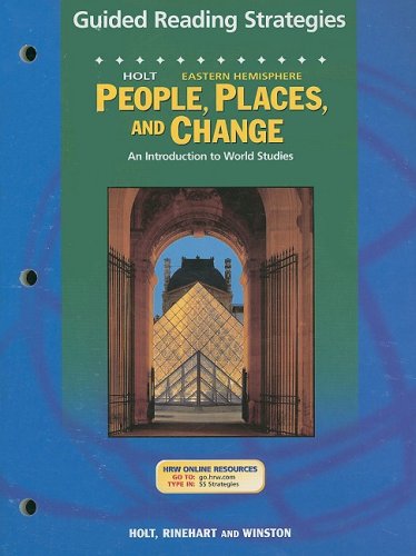 Imagen de archivo de Holt Eastern Hemisphere People, Places, and Change Guided Reading Strategies: An Introduction to World Studies a la venta por Nationwide_Text