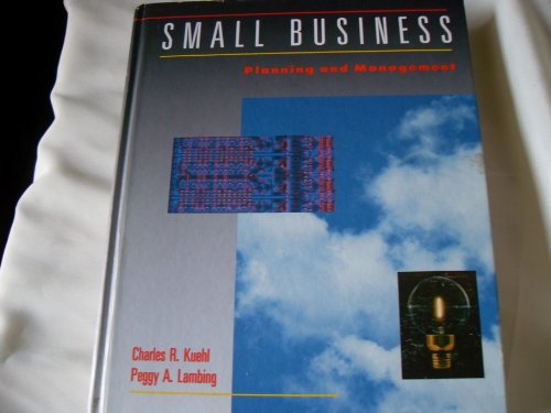 9780030713316: Small Business: Planning and Management (The Dryclen Press series in management)
